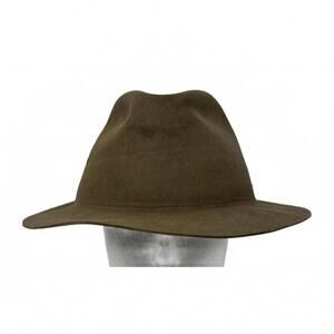 Dorian Perkins Shearer Mini Safari Felt Hat Men’s Brown Vtg 7.5 Made in Africa